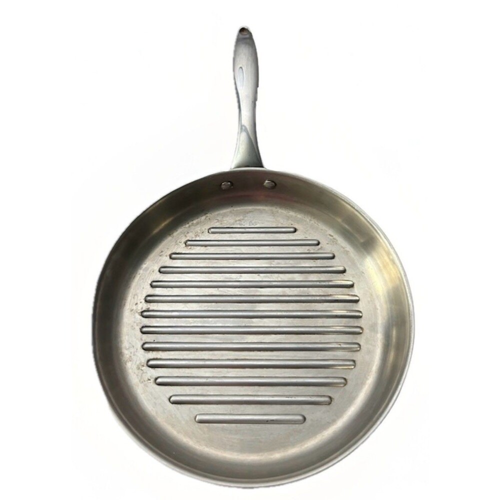 Tools of the Trade Gourmet Belgique 11” Grill Pan Copper Bottom Griddle